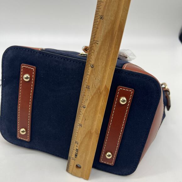 Dooney & Bourke Women Handbags Suede Drawstring Crossbody Navy - Picture 14 of 15